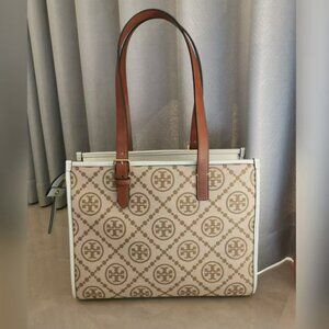 TORY BURCH Small T Monogram Tote Bag